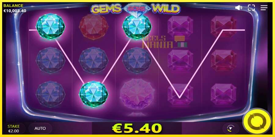 Riktiga pengar med en spelautomat Gems Gone Wild, bild 2