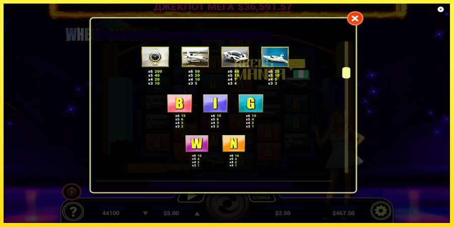 Riktiga pengar med en spelautomat Wheel of Big Wins, bild 3