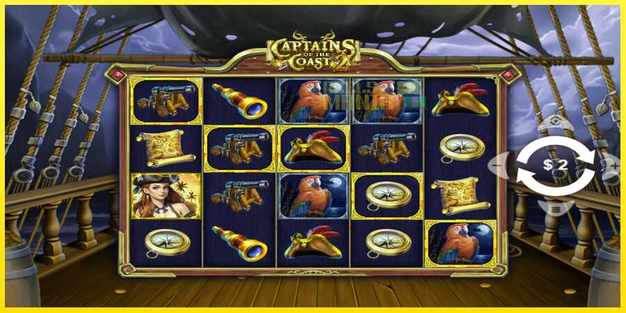 Riktiga pengar med en spelautomat Captains of the Coast 2, bild 1