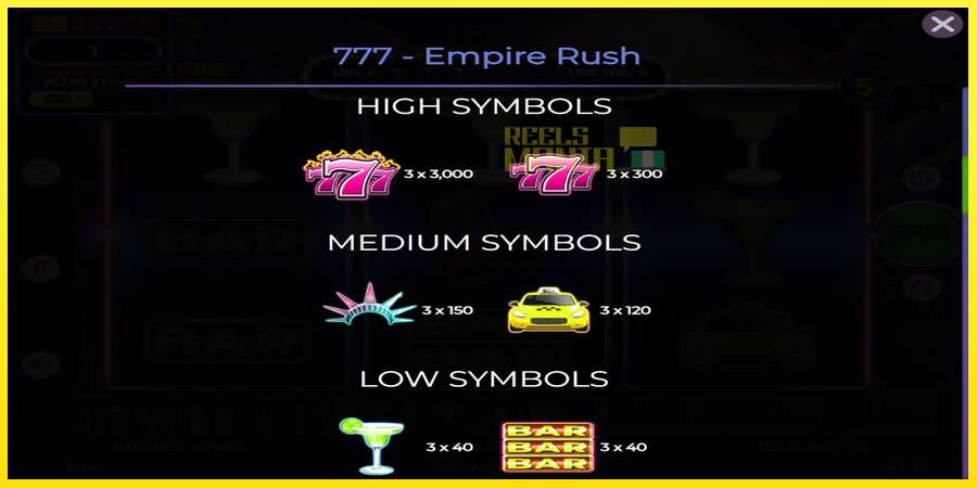 Riktiga pengar med en spelautomat 777 Empire Rush, bild 5