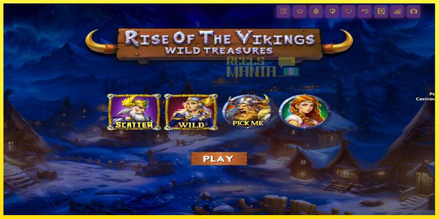 Riktiga pengar med en spelautomat Rise of The Vikings - Wild Treasures, bild 1