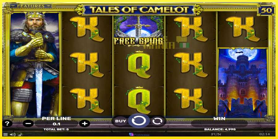 Riktiga pengar med en spelautomat Tales of Camelot, bild 2