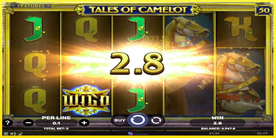 Riktiga pengar med en spelautomat Tales of Camelot, bild 3