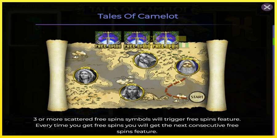 Riktiga pengar med en spelautomat Tales of Camelot, bild 4