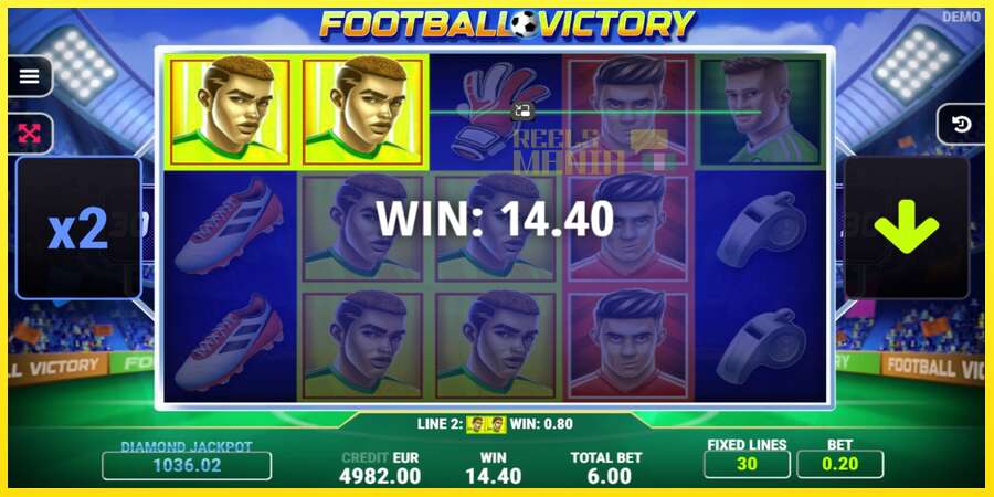 Riktiga pengar med en spelautomat Football Victory, bild 3