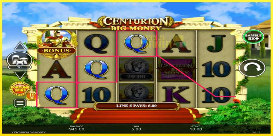 Riktiga pengar med en spelautomat Centurion Big Money, bild 3