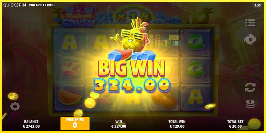 Riktiga pengar med en spelautomat Pineapple Crush, bild 5