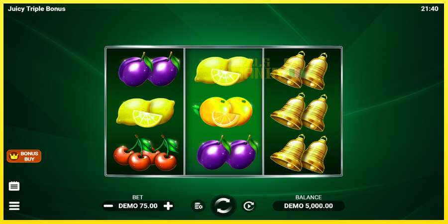 Riktiga pengar med en spelautomat Juicy Triple Bonus, bild 2