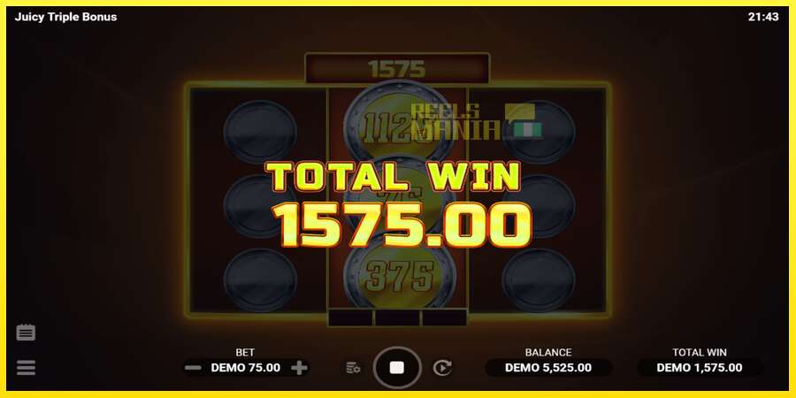 Riktiga pengar med en spelautomat Juicy Triple Bonus, bild 4