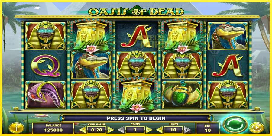 Riktiga pengar med en spelautomat Oasis of Dead, bild 1