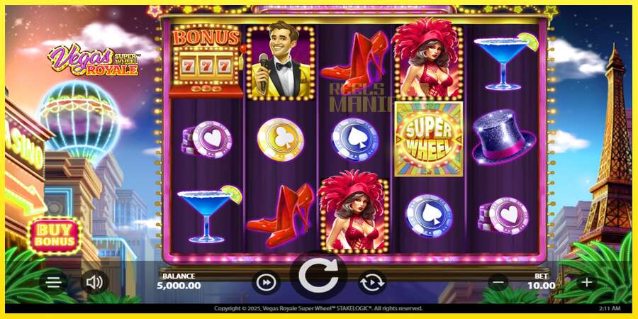 Riktiga pengar med en spelautomat Vegas Royale Super Wheel, bild 2