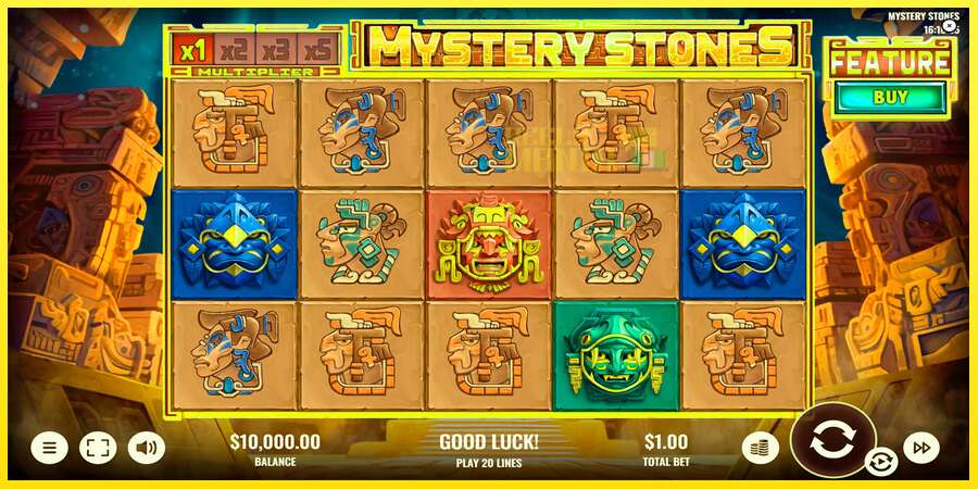 Riktiga pengar med en spelautomat Mystery Stones, bild 1