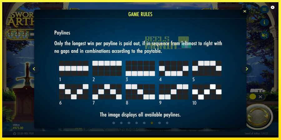 Riktiga pengar med en spelautomat Sword of Arthur, bild 7