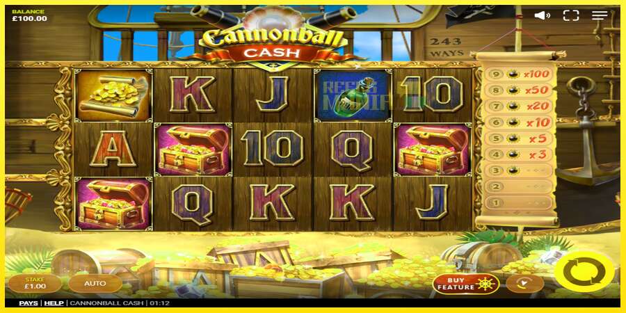 Riktiga pengar med en spelautomat Cannonball Cash, bild 2