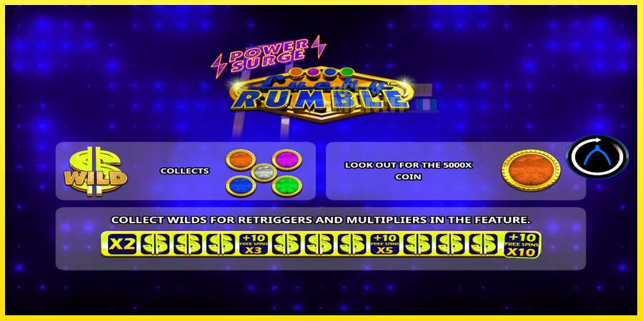 Riktiga pengar med en spelautomat Lucky Rumble Power Surge, bild 1