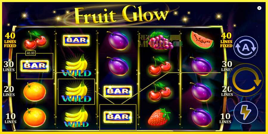 Riktiga pengar med en spelautomat Fruit Glow, bild 3