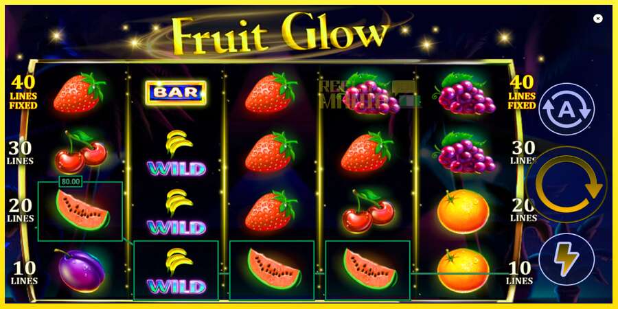 Riktiga pengar med en spelautomat Fruit Glow, bild 5