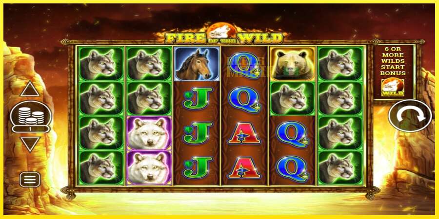 Riktiga pengar med en spelautomat Fire of the Wild, bild 1