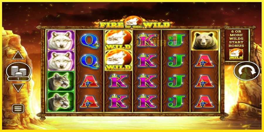 Riktiga pengar med en spelautomat Fire of the Wild, bild 2