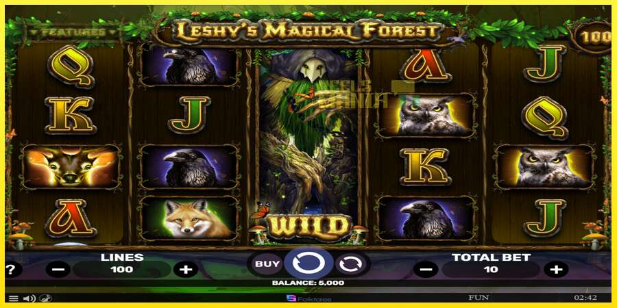 Riktiga pengar med en spelautomat Leshys Magical Forest, bild 2