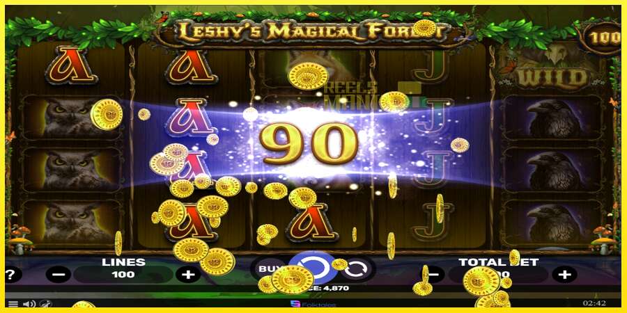 Riktiga pengar med en spelautomat Leshys Magical Forest, bild 3