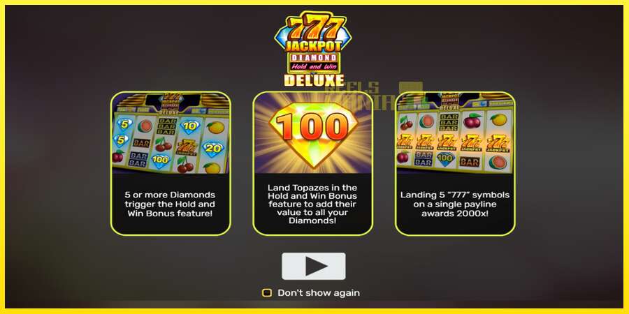 Riktiga pengar med en spelautomat 777 Jackpot Diamond Hold and Win Deluxe, bild 1