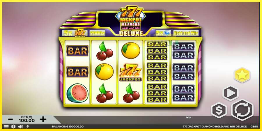 Riktiga pengar med en spelautomat 777 Jackpot Diamond Hold and Win Deluxe, bild 2