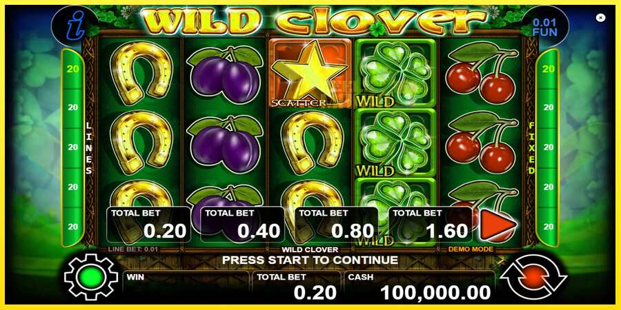 Riktiga pengar med en spelautomat Wild Clover, bild 1