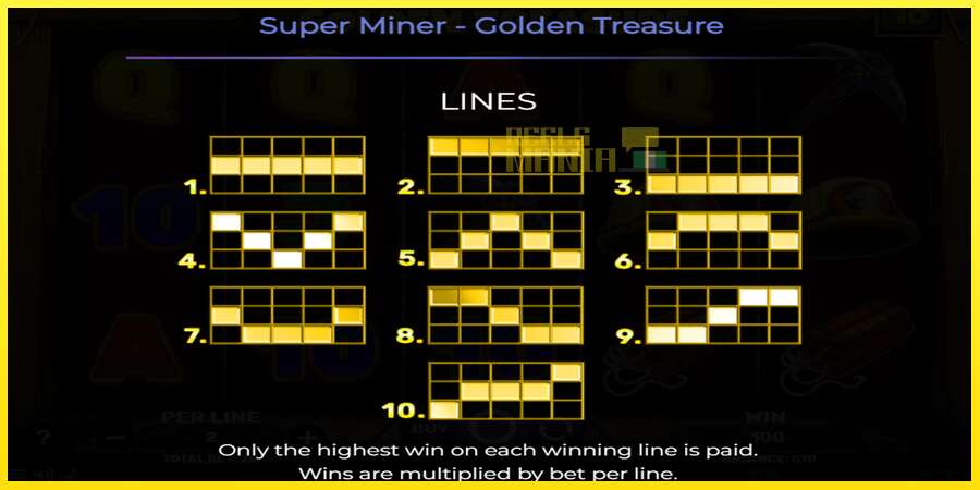 Riktiga pengar med en spelautomat Super Miner - Golden Treasure, bild 7