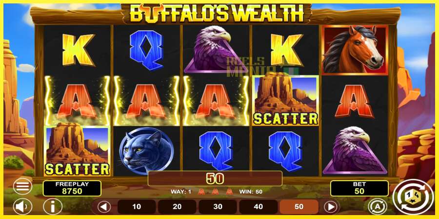 Riktiga pengar med en spelautomat Buffalos Wealth, bild 4