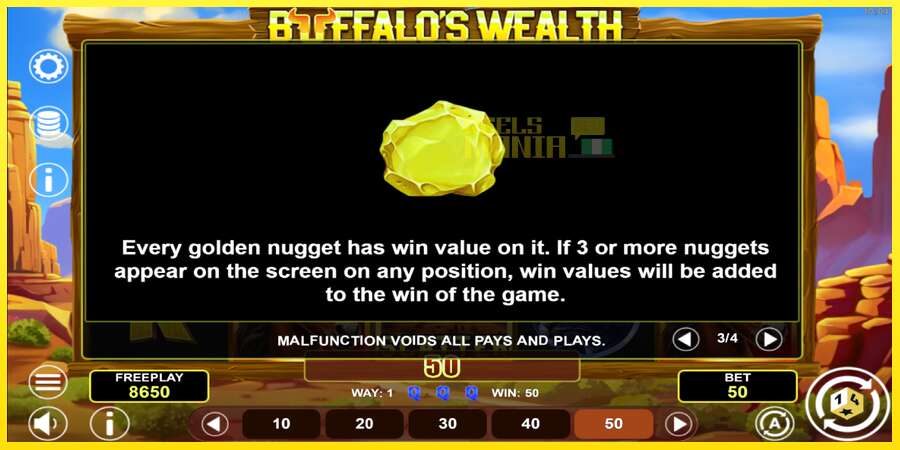 Riktiga pengar med en spelautomat Buffalos Wealth, bild 7