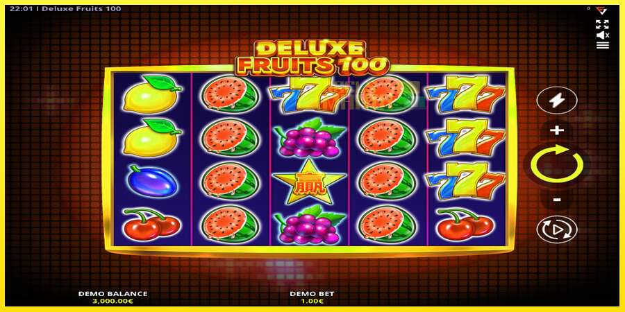 Riktiga pengar med en spelautomat Deluxe Fruits 100, bild 1