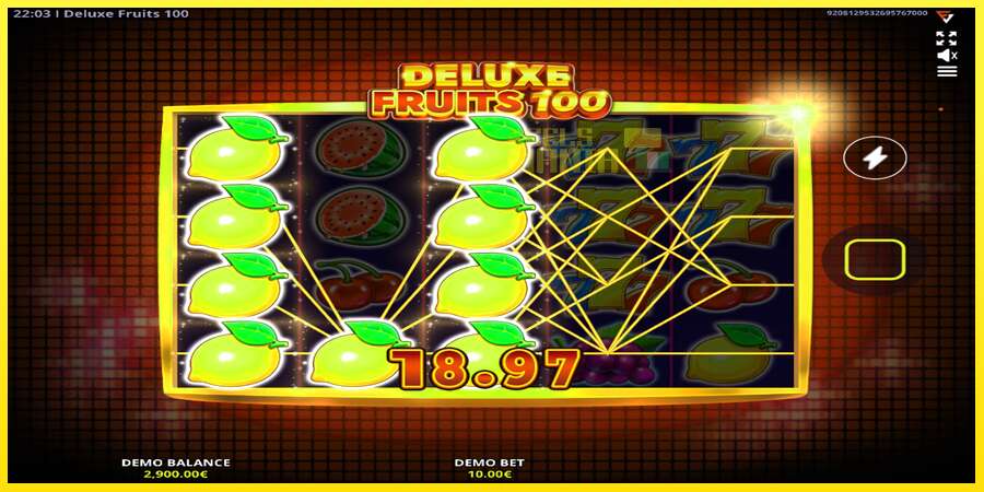 Riktiga pengar med en spelautomat Deluxe Fruits 100, bild 2