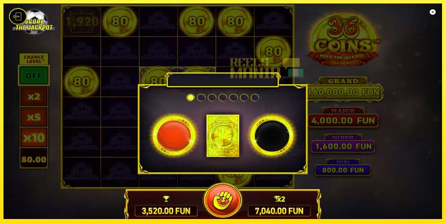 Riktiga pengar med en spelautomat 36 Coins Score The Jackpot, bild 6