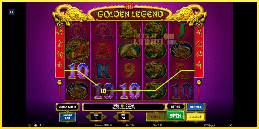 Riktiga pengar med en spelautomat Golden Legend, bild 3