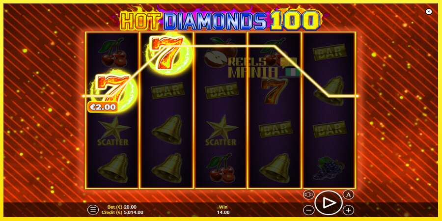 Riktiga pengar med en spelautomat Hot Diamonds 100, bild 4