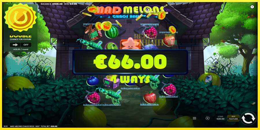 Riktiga pengar med en spelautomat Mad Melons Chaos Reels, bild 3