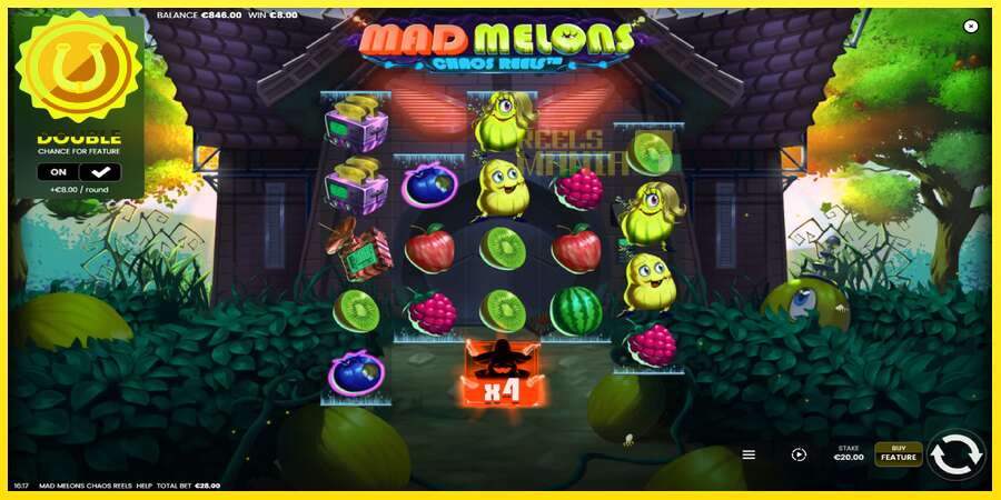 Riktiga pengar med en spelautomat Mad Melons Chaos Reels, bild 4