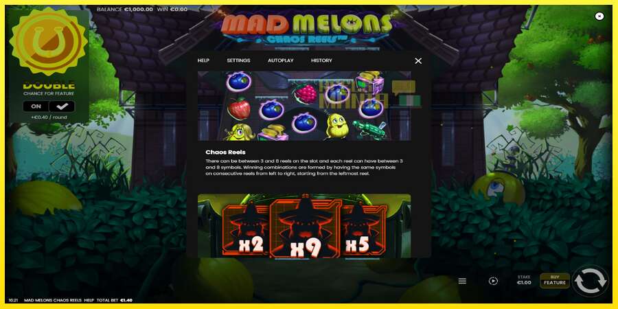 Riktiga pengar med en spelautomat Mad Melons Chaos Reels, bild 6