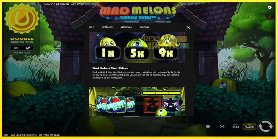 Riktiga pengar med en spelautomat Mad Melons Chaos Reels, bild 7