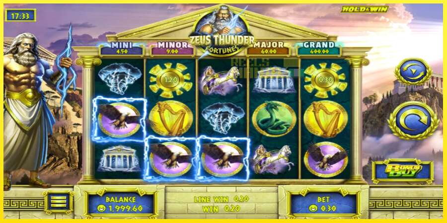 Riktiga pengar med en spelautomat Zeus Thunder Fortunes, bild 2