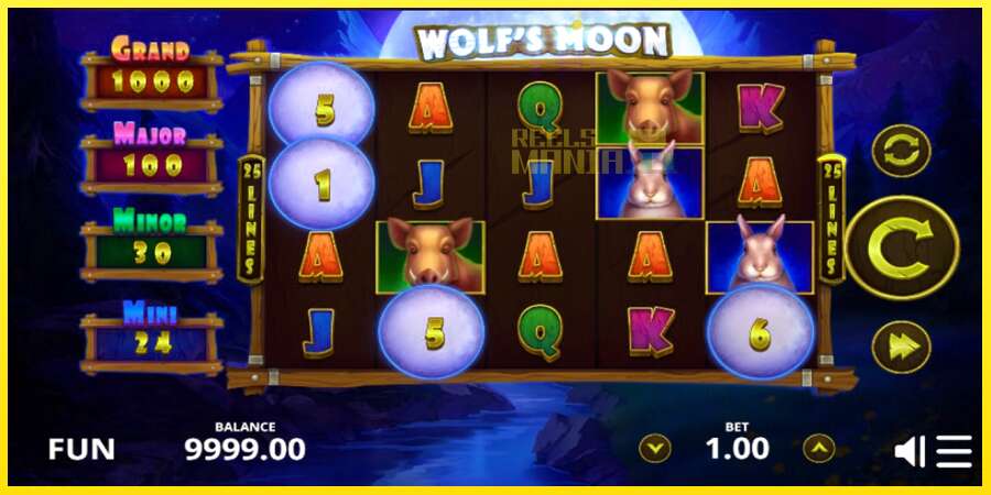 Riktiga pengar med en spelautomat Wolfs Moon, bild 2