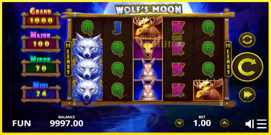 Riktiga pengar med en spelautomat Wolfs Moon, bild 3