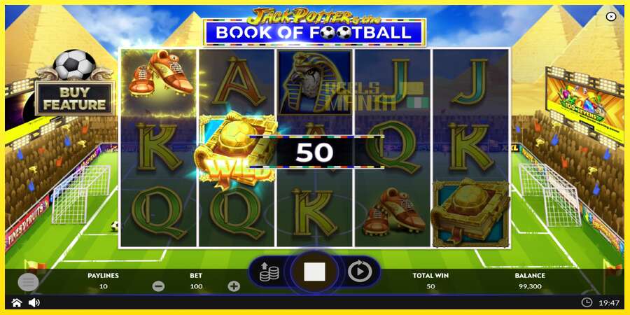 Riktiga pengar med en spelautomat Jack Potter & The Book of Football, bild 3