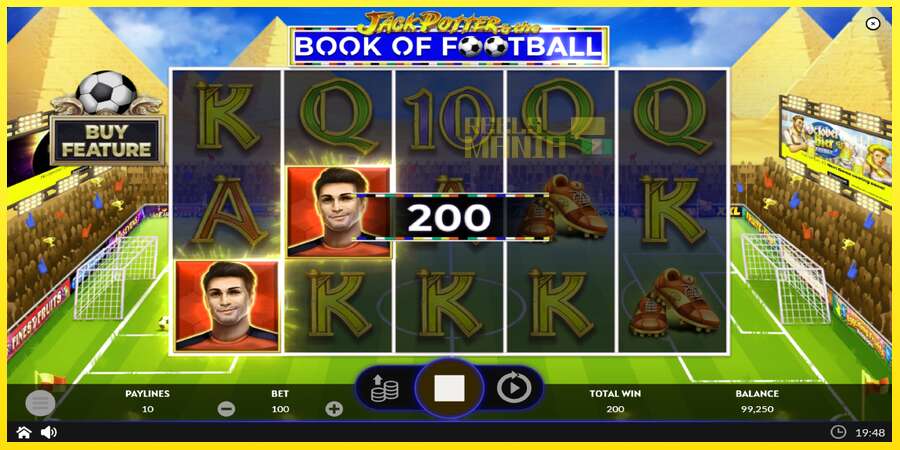 Riktiga pengar med en spelautomat Jack Potter & The Book of Football, bild 4