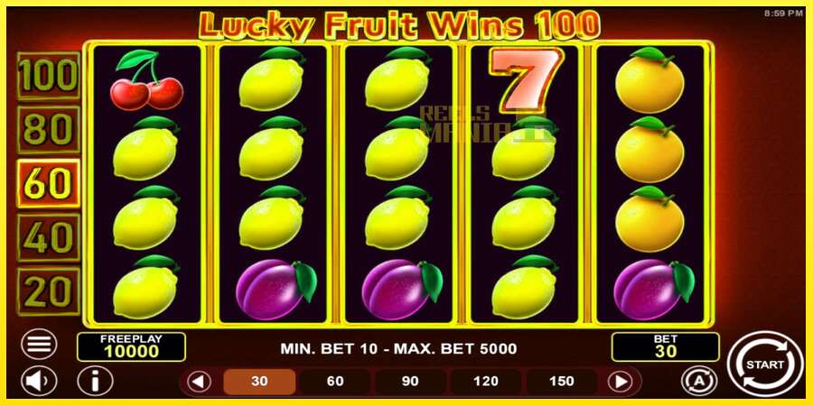 Riktiga pengar med en spelautomat Lucky Fruit Wins 100, bild 1