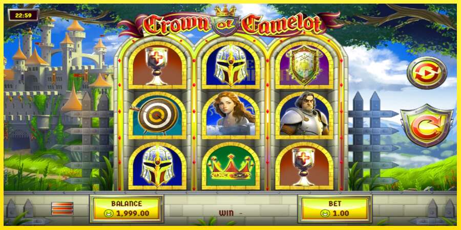 Riktiga pengar med en spelautomat Crown of Camelot, bild 2