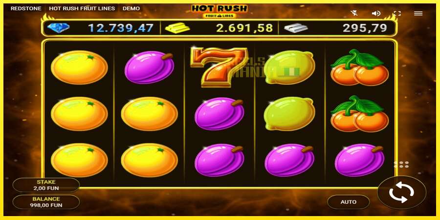 Riktiga pengar med en spelautomat Hot Rush Fruit Lines, bild 2