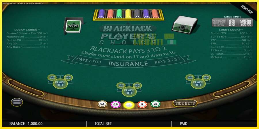 Riktiga pengar med en spelautomat Blackjack Players Choice, bild 3