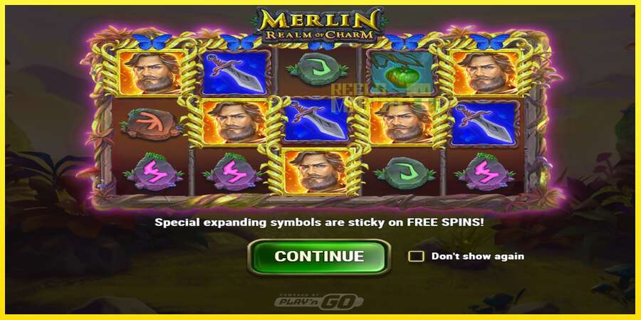 Riktiga pengar med en spelautomat Merlin Realm of Charm, bild 1